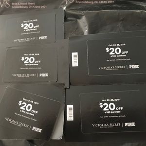 Victoria's Secret Reward Cards-$100 off $250!!